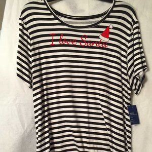 Christmas Short Sleeve Tee by APT. 9 I Love Santa